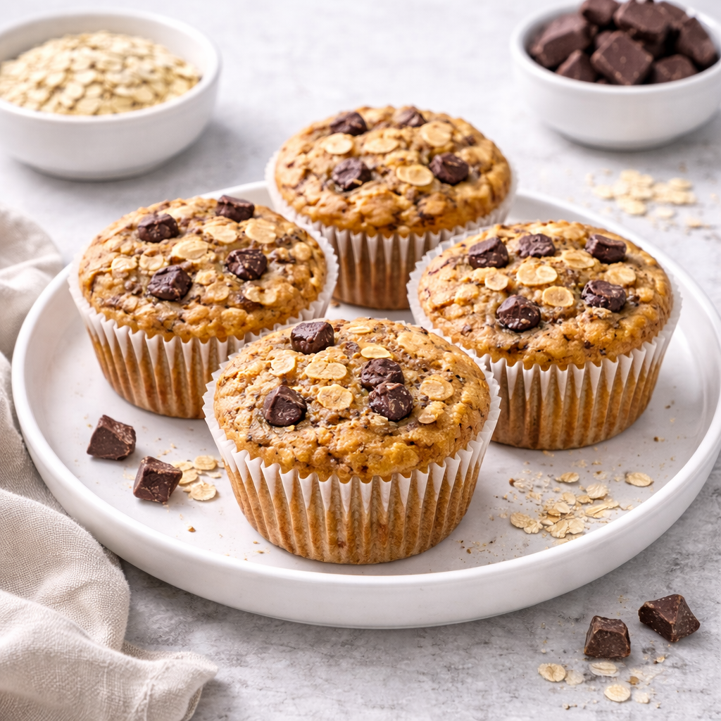 Fırın Yulaf Muffin 