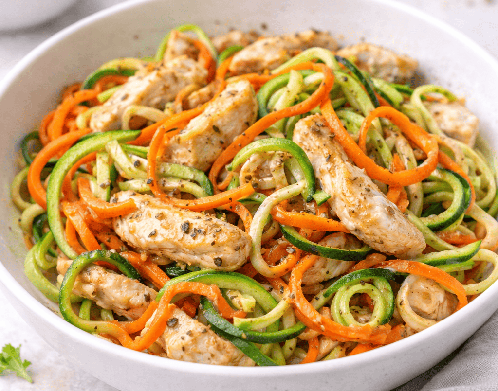 Fit Tavuklu Sebzeli Protein Makarna (Unsuz Versiyon)