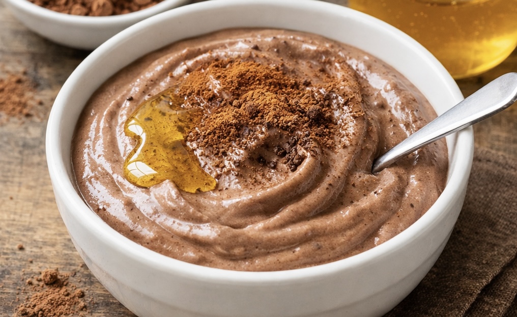 Gece Açlığını Bastıran Yoğurt & Kakao Kasesi