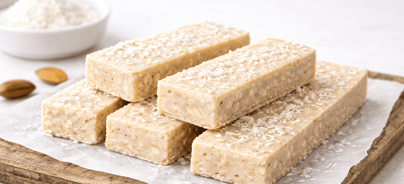 Hindistan Cevizli Beyaz Protein Bar