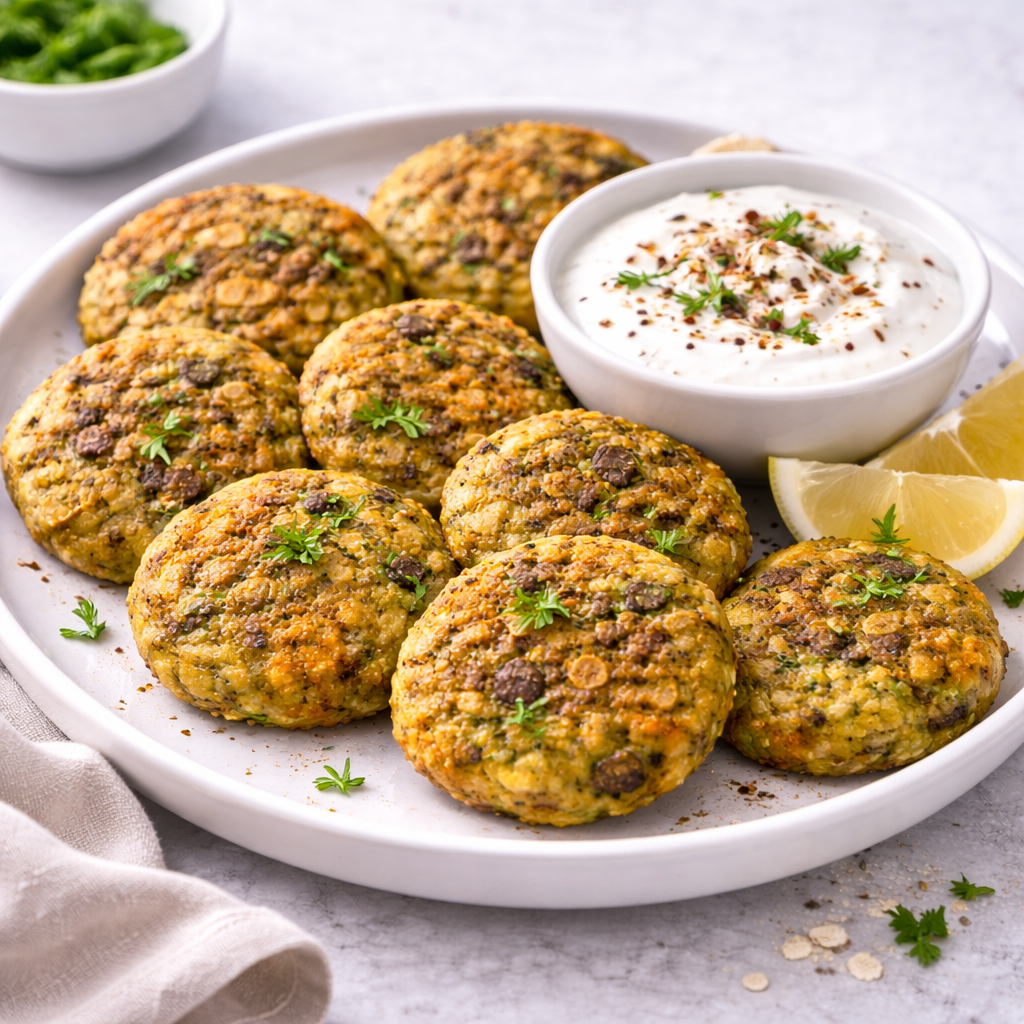 Yulaflı Fit Sebze Köftesi