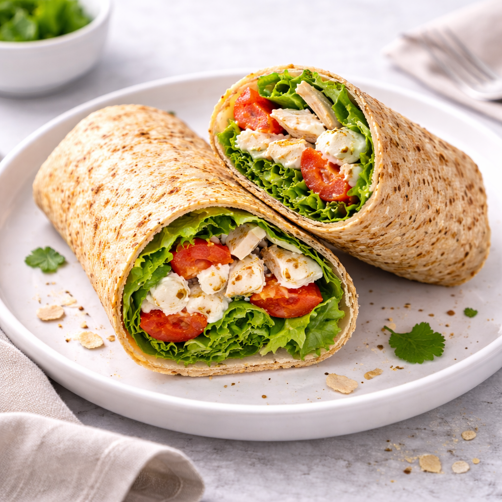 Yulaflı Fit Wrap (Lavaşsız)