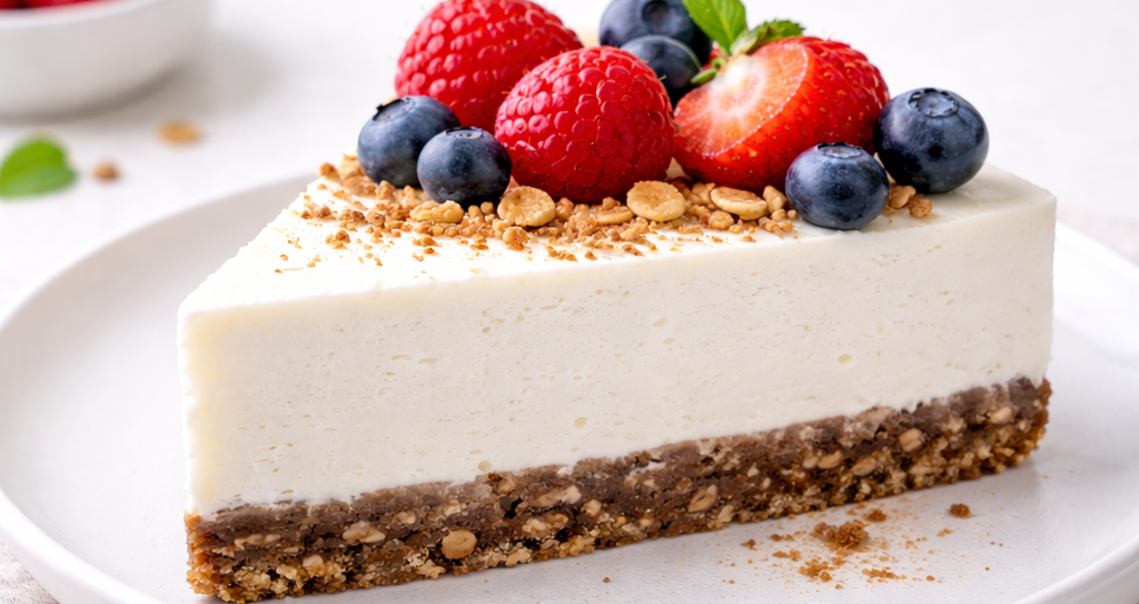 Proteinli Fit Cheesecake (Fırınsız)