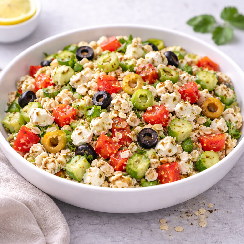 Yulaflı Fit Akdeniz Salatası